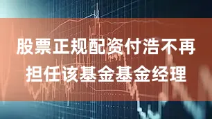 股票正规配资付浩不再担任该基金基金经理
